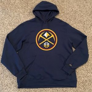 Denver Nuggets logo hoodie Men's Large